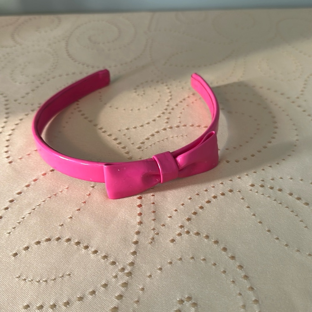 Pink Bow Headband